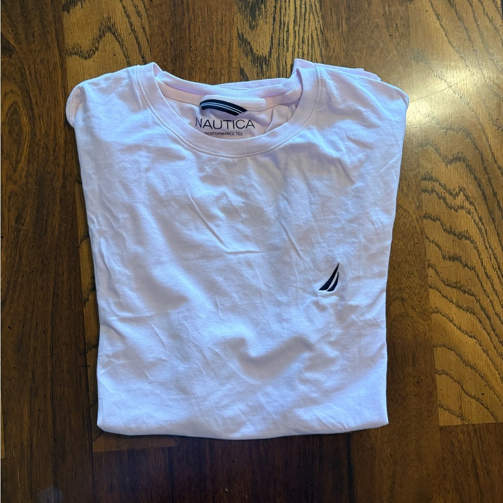 Nautica Light Pink Performance Tee